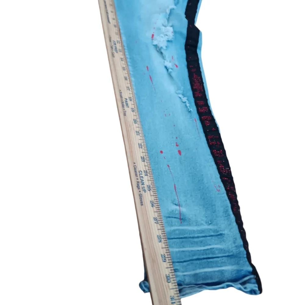 M. SOCIETY MEN'S SIZE 38×32 DENIM BLUE JEANS.